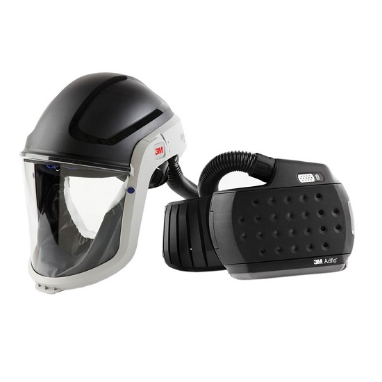 RESPIRATOR ADFLO HEAVY DUTY HARD HAT FACE SHIELD FR FACE SEAL 