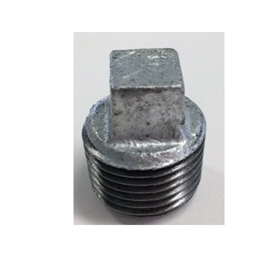 6NB BSPT Thread Malleable Plug HD Galvanised BS 143