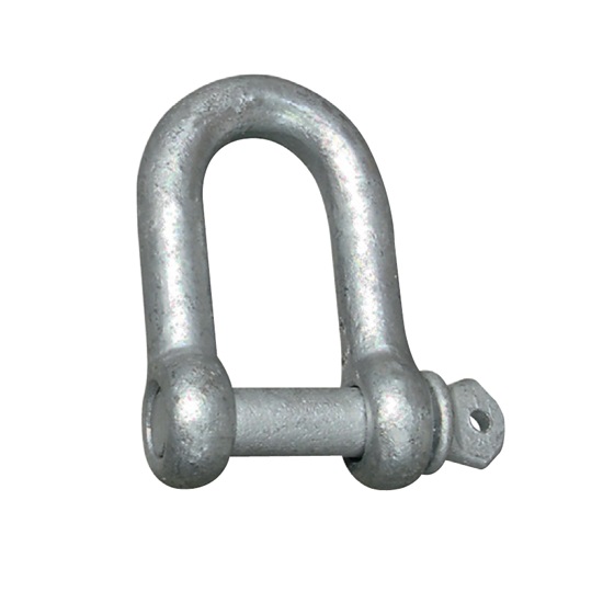 ea-3/16”-05mm GALVANISED D-SHACKLE