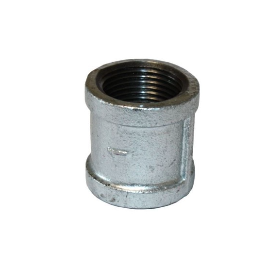 10NB BSPT Female/Female Malleable Socket HD Galvanised