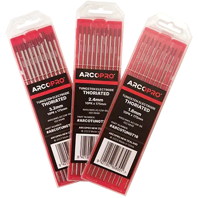 ARCOPRO THORIATED TUNGSTEN ELECTRODE 3.2MM 10PK